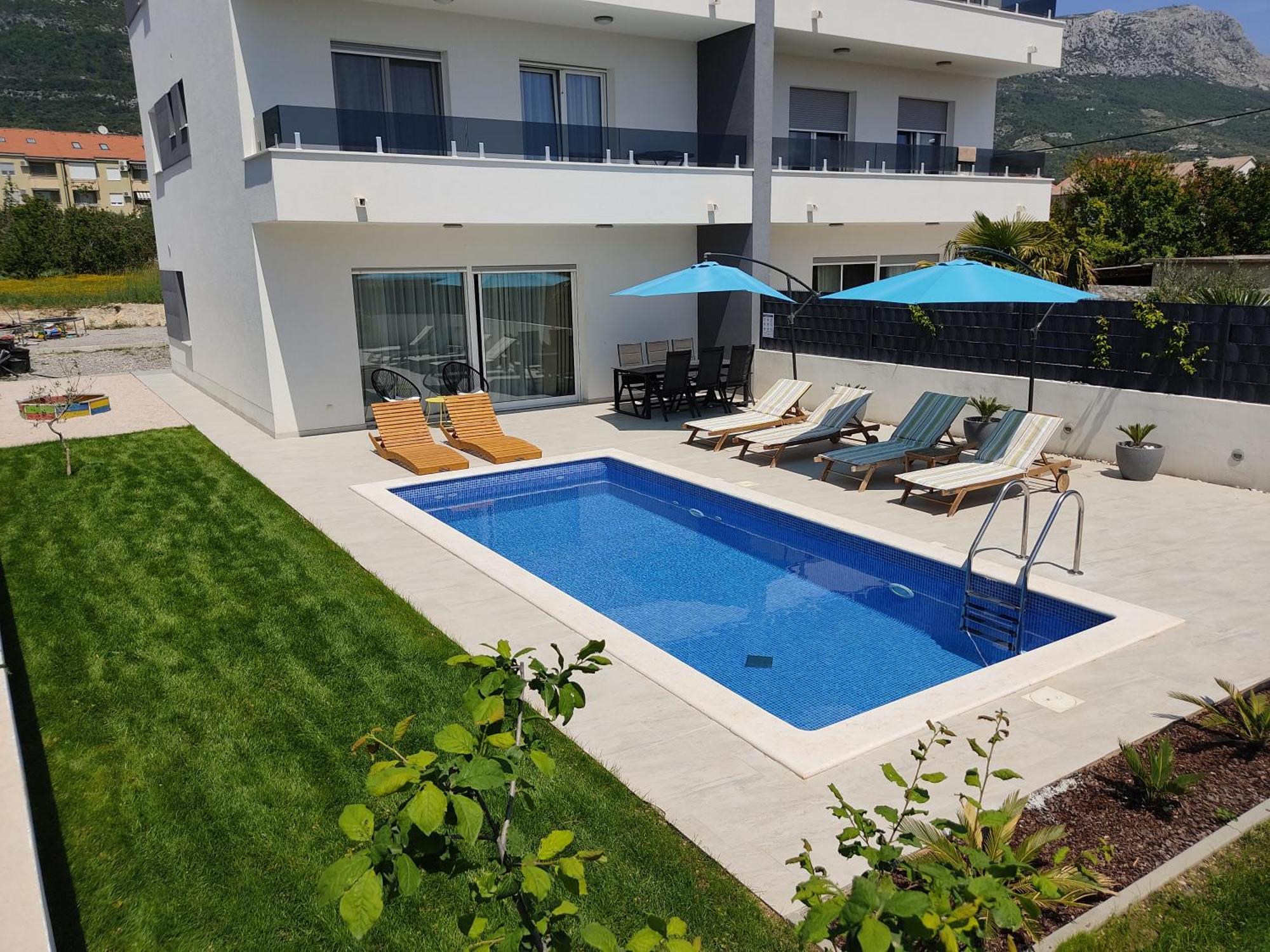 New Villa David, Wi-Fi, Iptv, 5 Bedrooms, 4 Bathrooms Kaštela Exterior foto